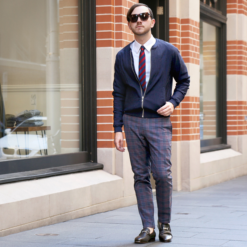 Bomber jacket with tie hotsell